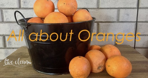 tub of oranges