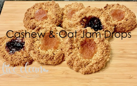 Cashew & Oat Jam Drops